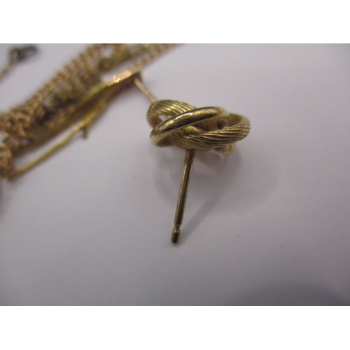 89 - A parcel of gold and yellow metal items, some damages, approx. gross parcel weight 27.3g