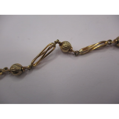 67 - A vintage 9ct yellow gold necklace, approx. linear length 55cm, approx. weight 15.3g , in useable pr... 