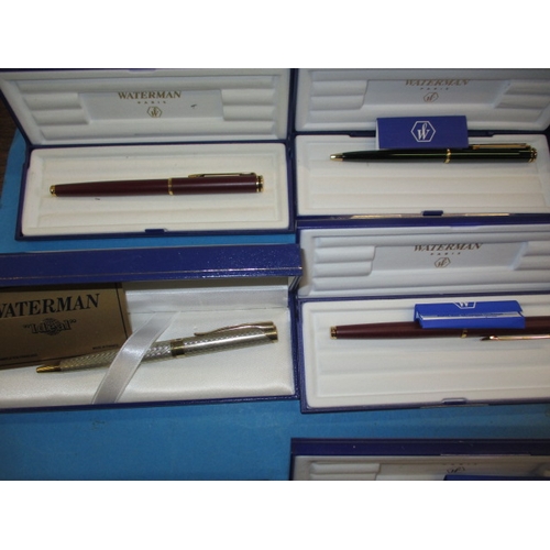 290 - 16 boxed Waterman pens, all new old stock, various models