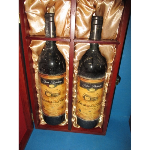 347 - 4 Bottles of 1999 Valdepenas Senorio de .los llanos Gran reserva wine, all cellar stores and in asso... 