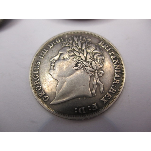 184 - 3 George III silver coins, to include a half crown dated 1817and 2 shillings, dated 1816-1817  all i... 