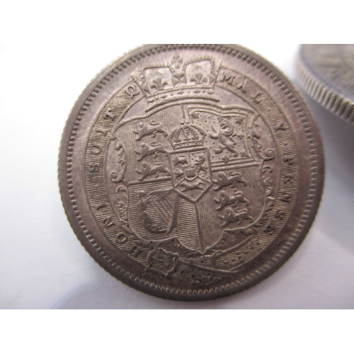 184 - 3 George III silver coins, to include a half crown dated 1817and 2 shillings, dated 1816-1817  all i... 