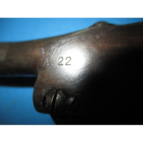 280 - A Webley & Scott Falcon .22 break barrel air rifle, in working order with general use=related marks