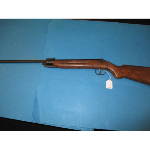 281 - A vintage Original model 25 break barrel air rifle, in working order with general use related marks