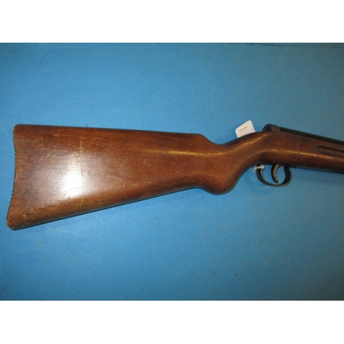 281 - A vintage Original model 25 break barrel air rifle, in working order with general use related marks