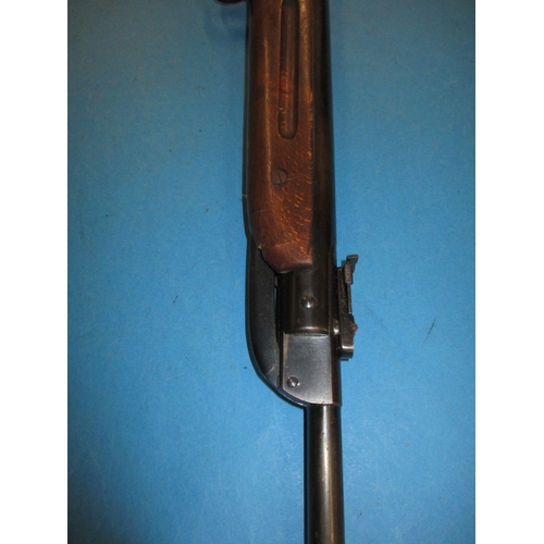 281 - A vintage Original model 25 break barrel air rifle, in working order with general use related marks