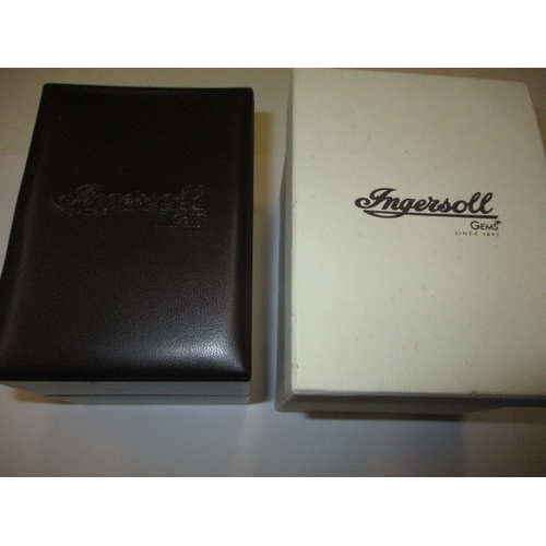 112 - An Ingersol Gems wrist watch, in current working order with box and papers