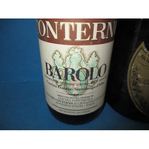 352 - 2000 Giacomo Conterno Barolo, 75cl bottle, cellar stored and a bottle of 1983 Moet & Chandon champag... 