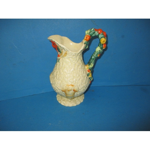 262 - A Clarice Cliff Celtic Harvest pattern jug, approx. height 23cm in good pre-owned condition