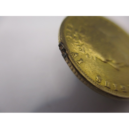 152 - A George IV gold sovereign dated 1825, a circulated coin with fine definition of features, having ma... 