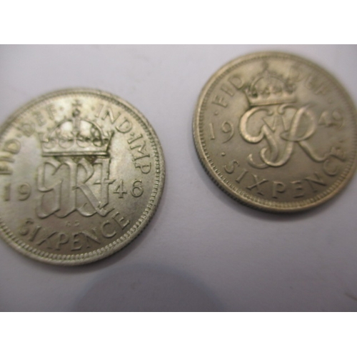 191 - A parcel of pre-47 part silver coins, approx. gross parcel weight 213g, all in circulated condition