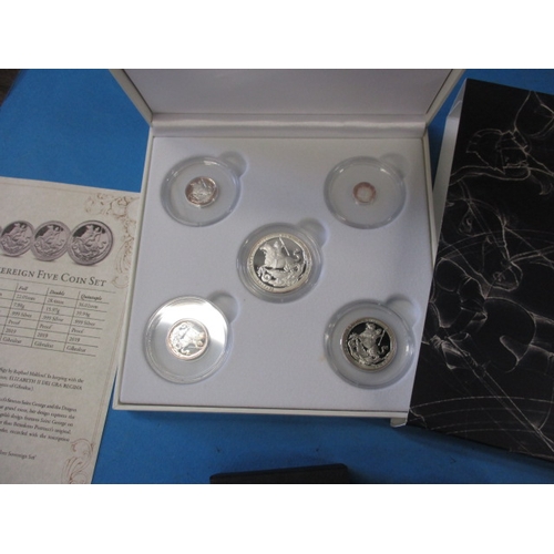 203 - A parcel of special edition silver proof collectors coins, all in original presentation packaging