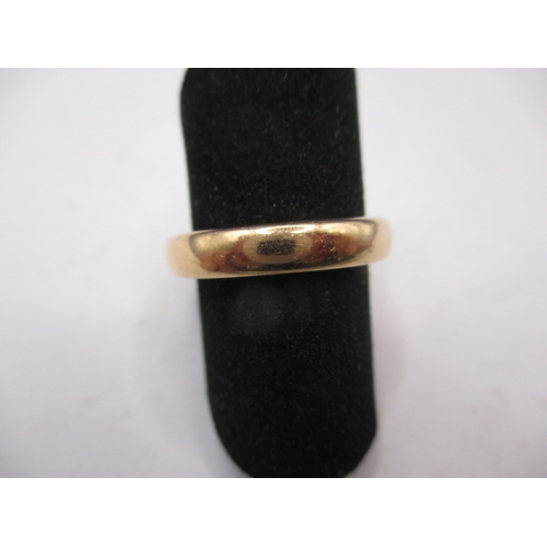 47 - A vintage 18ct yellow gold wedding band, approx. ring size ‘K’, approx. weight 4.3g in useable pre-o... 