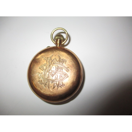 106 - An 18ct gold case pocket watch and 2 silver cased examples, all untested as to  function