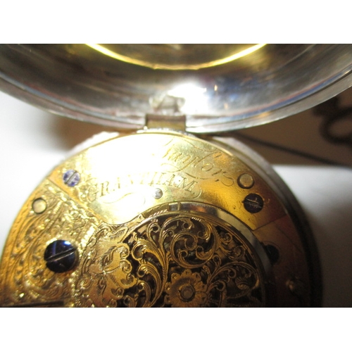 106 - An 18ct gold case pocket watch and 2 silver cased examples, all untested as to  function