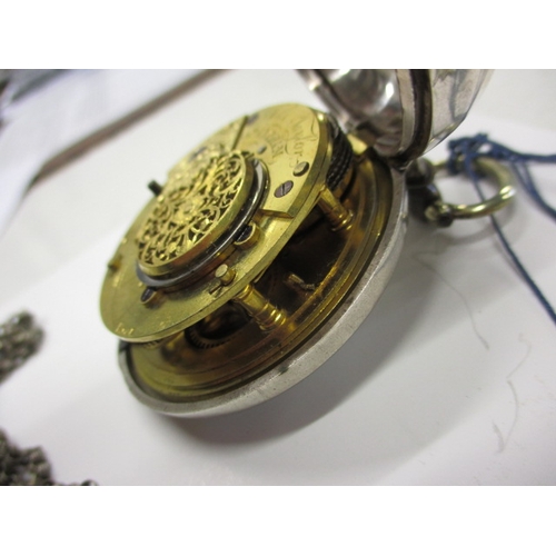 106 - An 18ct gold case pocket watch and 2 silver cased examples, all untested as to  function