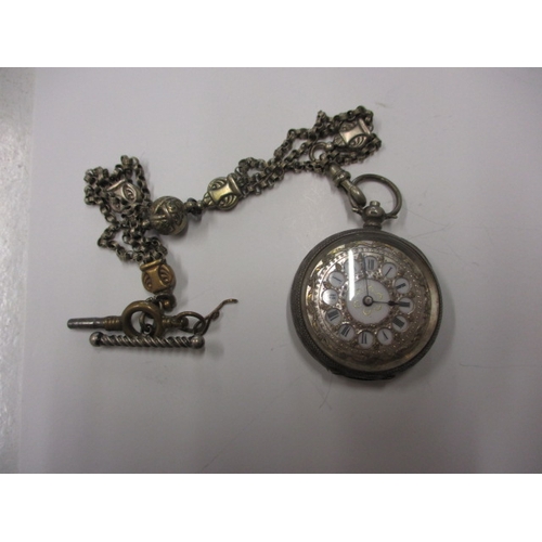 106 - An 18ct gold case pocket watch and 2 silver cased examples, all untested as to  function