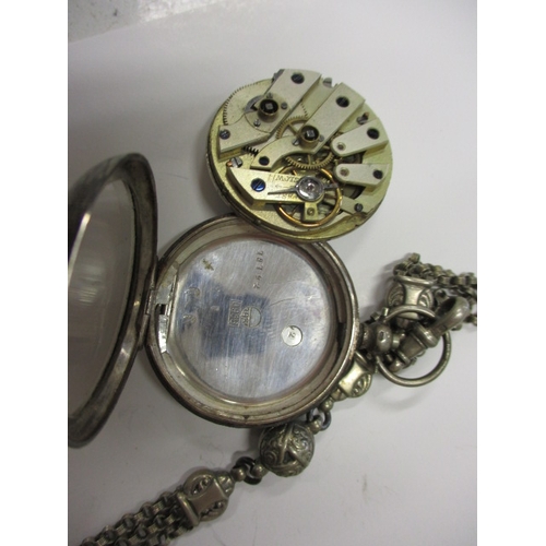 106 - An 18ct gold case pocket watch and 2 silver cased examples, all untested as to  function