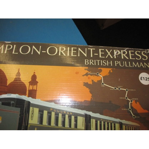 292 - A Hornby for Marks & Spencer oo gauge model Orient Express train set, in original box, not tested.