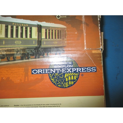 292 - A Hornby for Marks & Spencer oo gauge model Orient Express train set, in original box, not tested.