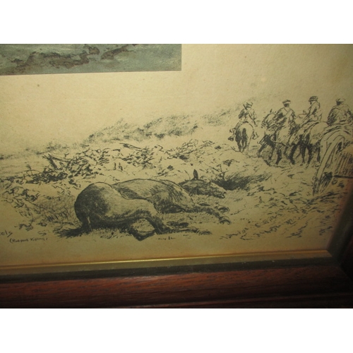 304 - A framed Snaffles military print, the “Gunners”, approx. frame size 69x45cm in good pre-owned condit... 