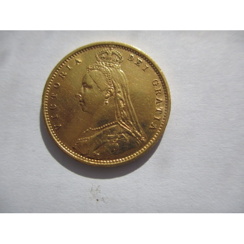 150 - A Victorian gold half sovereign dated 1893, Shield back, a circulated coin with very fine definition... 