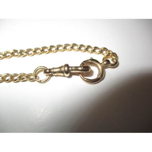 73 - A vintage 9ct yellow gold necklace chain with yellow metal pendant, approx. linear length 40cm, appr... 