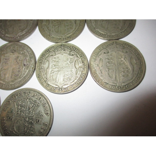 192 - A parcel of pre-decimal silver and part silver coins, all in circulated condition, approx. gross par... 