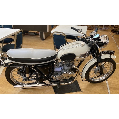 1 - A 1963 Triumph Tiger 90 motorcycle, 350cc twin, matching frame and engine numbers and in near concou... 