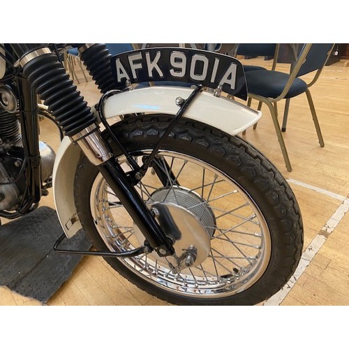 1 - A 1963 Triumph Tiger 90 motorcycle, 350cc twin, matching frame and engine numbers and in near concou... 