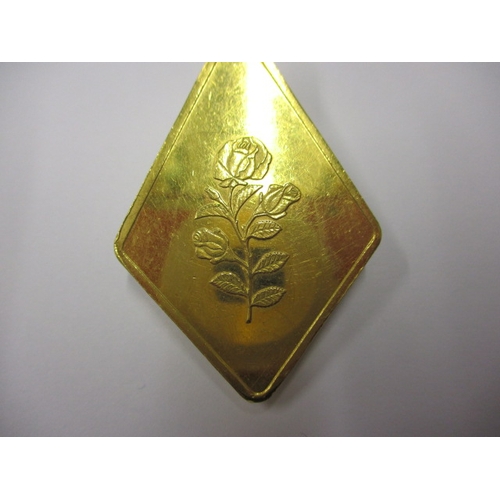 171 - A PAMP Suisse 20g 999.9 fine gold ingot pendant, in good pre-owned condition