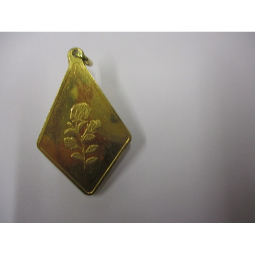 171 - A PAMP Suisse 20g 999.9 fine gold ingot pendant, in good pre-owned condition