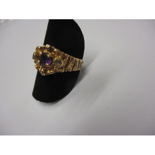 2 - A vintage 18ct yellow gold 3 stone dress ring, approx. ring size ‘N’, approx. weight 4.6g in useable... 