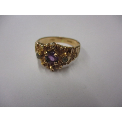 2 - A vintage 18ct yellow gold 3 stone dress ring, approx. ring size ‘N’, approx. weight 4.6g in useable... 