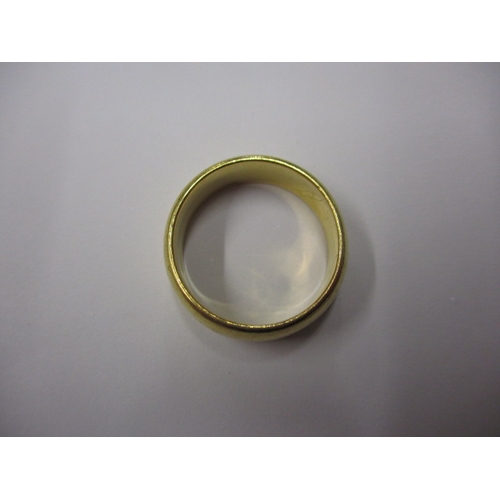 45 - A vintage 22ct yellow gold wedding band, approx. ring size ‘N’, approx. width 6mm, approx. weight 8.... 