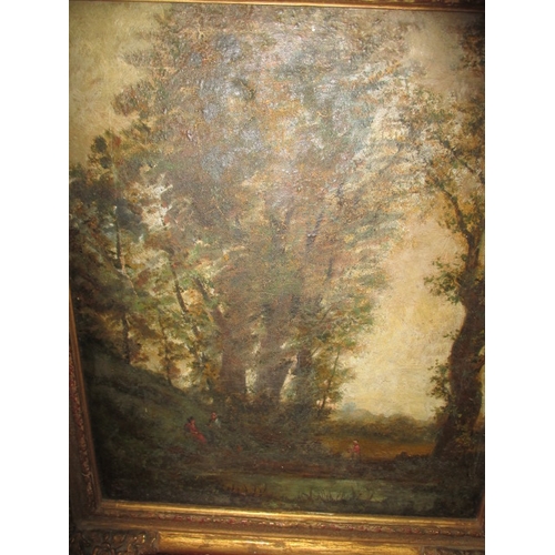 285 - A parcel of antique and later oil paintings, 4 framed, all in need of cleaning or restoration, appro... 