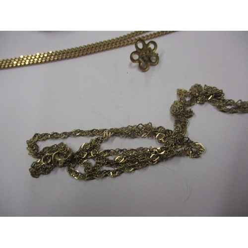 89 - A parcel of gold and yellow metal jewellery items, approx. gross parcel weight 39.7g, some damages