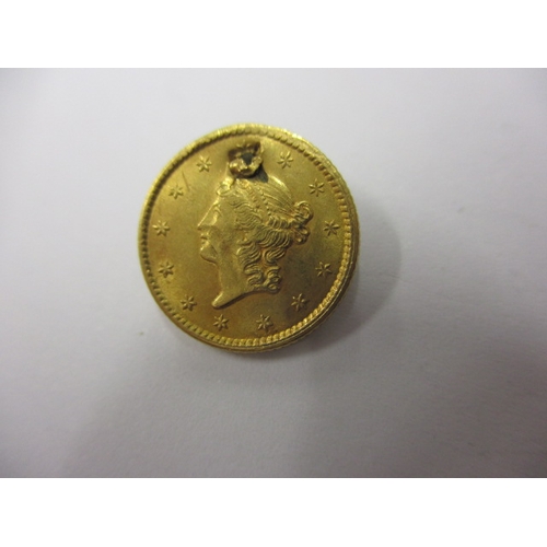 179 - Two 19th century gold coins, both having been drilled, approx. gross parcel weight 5g