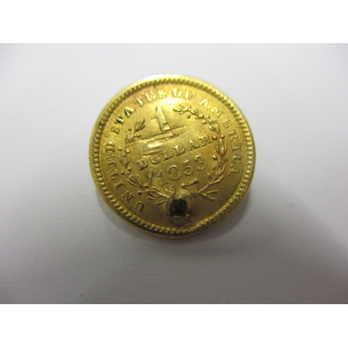 179 - Two 19th century gold coins, both having been drilled, approx. gross parcel weight 5g