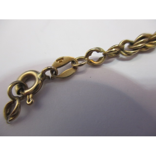 90 - Two 9ct yellow gold necklace chains, both with damage, approx. gross parcel weight 14.3g