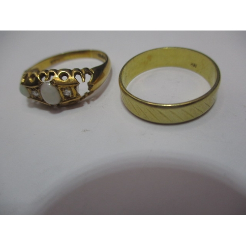 91 - A parcel of gold jewellery items, some damages, approx. 9ct gross weight 8.5g approx. 18ct gross wei... 