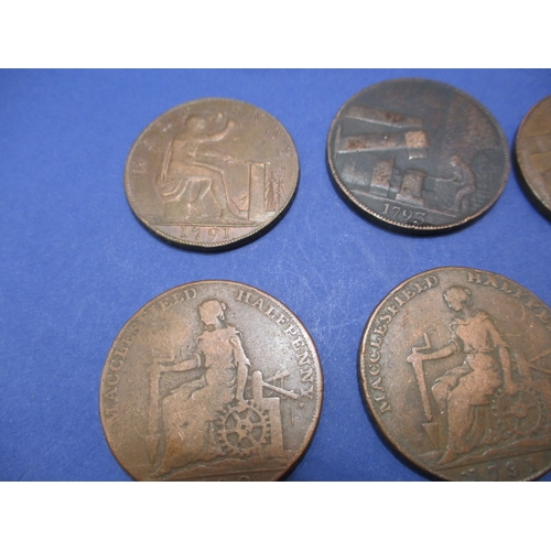 235 - A parcel of 18th and 19th century trade tokens, most associated with Iron works or metal mining, all... 