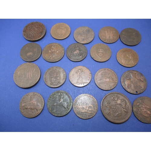 236 - 20 Trade tokens all dating from the 18th or 19th century, to include Coventry examples, all circulat... 