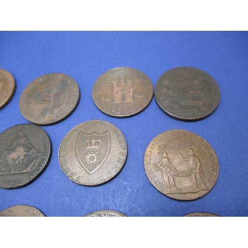 236 - 20 Trade tokens all dating from the 18th or 19th century, to include Coventry examples, all circulat... 