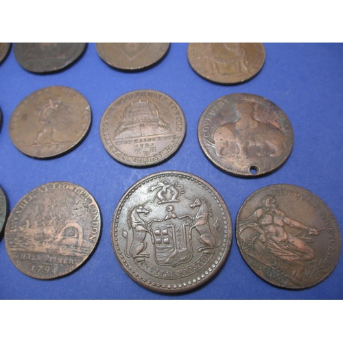 236 - 20 Trade tokens all dating from the 18th or 19th century, to include Coventry examples, all circulat... 