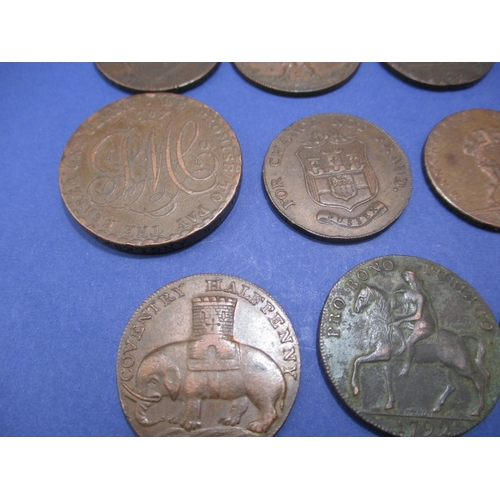 236 - 20 Trade tokens all dating from the 18th or 19th century, to include Coventry examples, all circulat... 