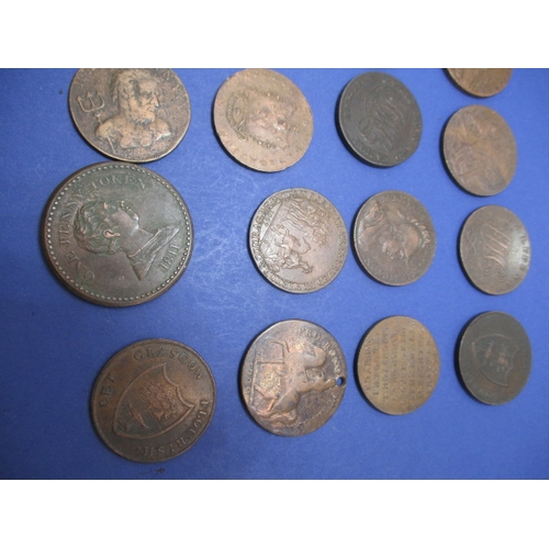 236 - 20 Trade tokens all dating from the 18th or 19th century, to include Coventry examples, all circulat... 