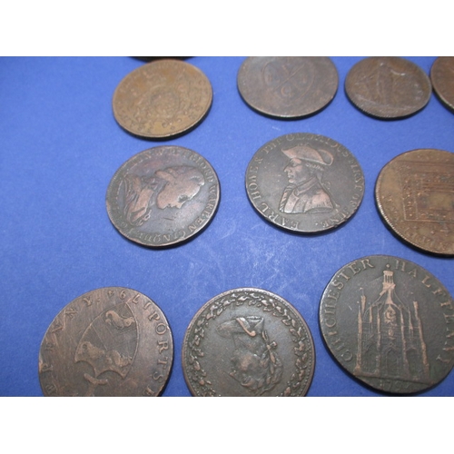 237 - 20 Trade tokens all dating from the 18th or 19th century, all circulated fine grades