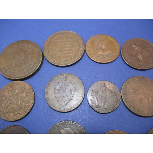 237 - 20 Trade tokens all dating from the 18th or 19th century, all circulated fine grades