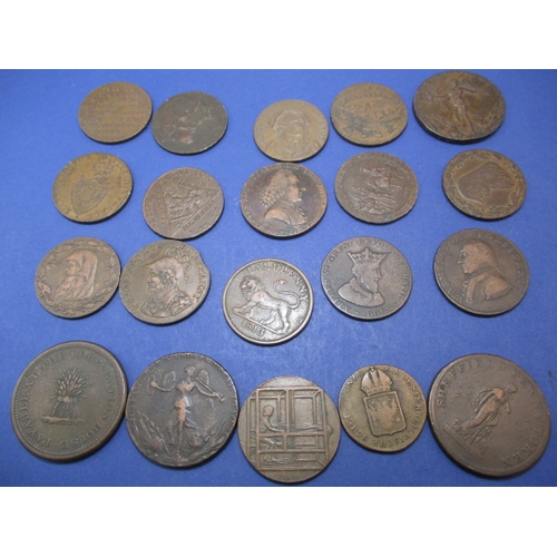 238 - 20 Trade tokens all dating from the 18th or 19th century, all circulated fine grades